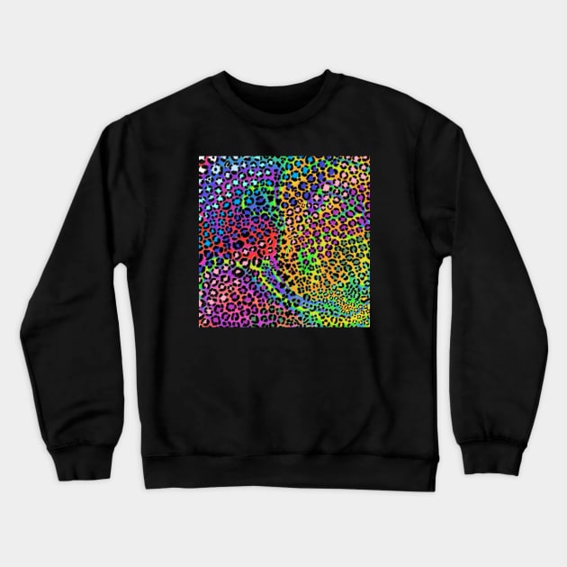 cheetah pattern Crewneck Sweatshirt by zzzozzo